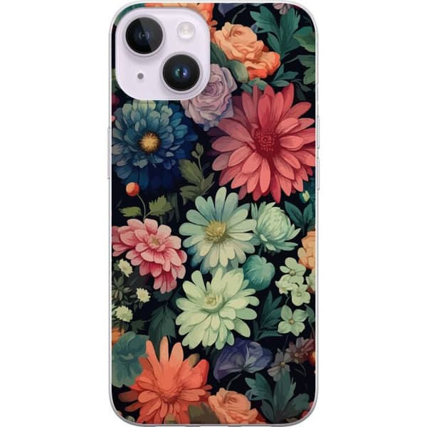 Kompatibelt Mobildeksel til Apple iPhone 14 Blomster
