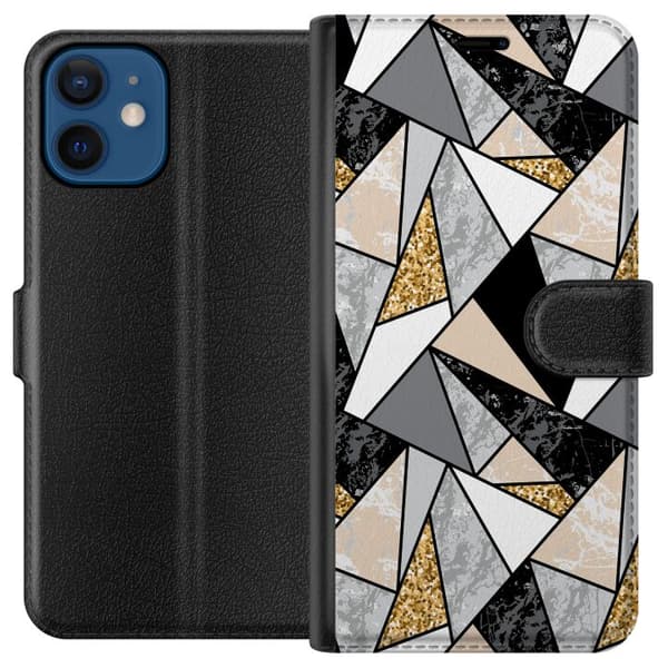 Kompatibelt Plånboksfodral till Apple iPhone 12 mini Marble Print