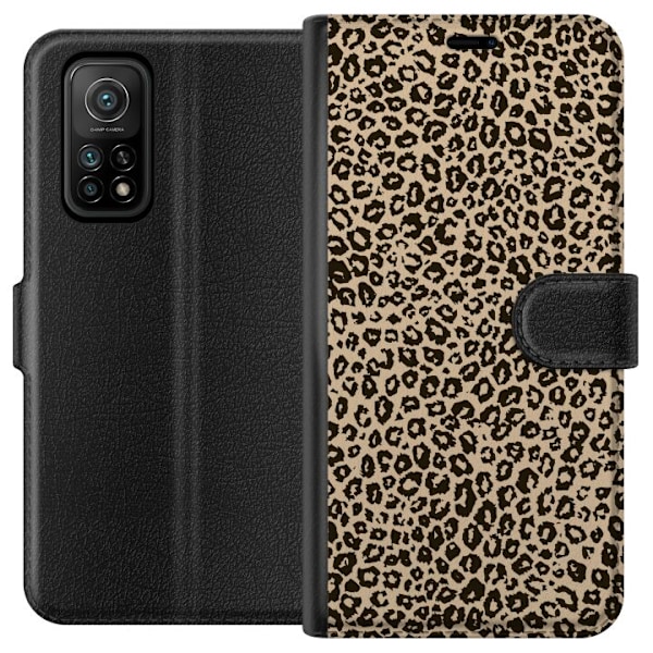 Xiaomi Mi 10T Pro 5G Tegnebogsetui Leopard Mønster