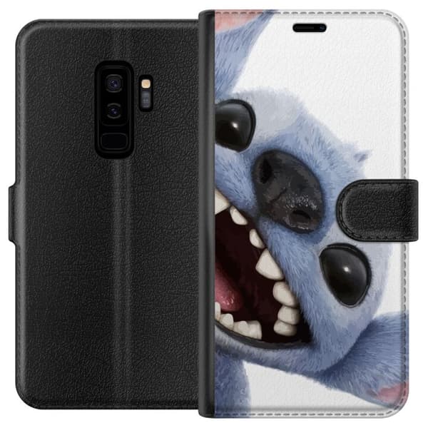 Kompatibel Tegnebogsetui til Samsung Galaxy S9+ Lilo & Stitch