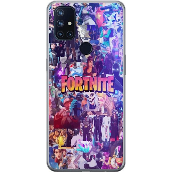 OnePlus Nord N10 5G Läpinäkyvä kuori Fortnite