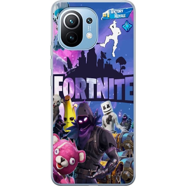 Xiaomi Mi 11 Gjennomsiktig deksel Fortnite