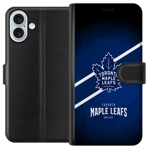 Apple iPhone 16 Plus Lommeboketui Toronto Maple Leafs (NHL)