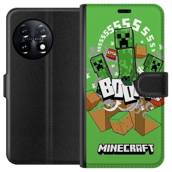 OnePlus 11R Lompakkokotelo Minecraft Boom