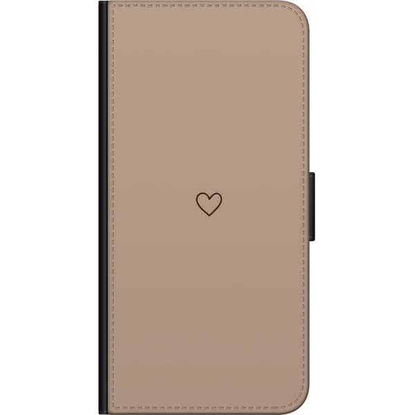 Kompatibel Tegnebogsetui til OnePlus 9 Pro Hjerte Brun