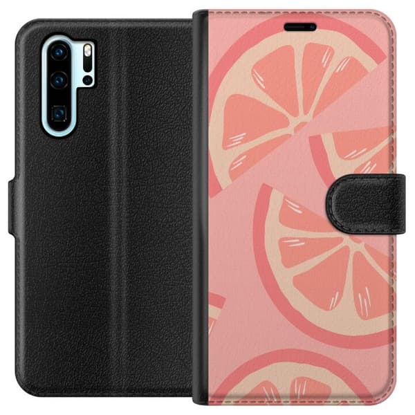 Kompatibelt Lommeboketui til Huawei P30 Pro Rosa sitronade