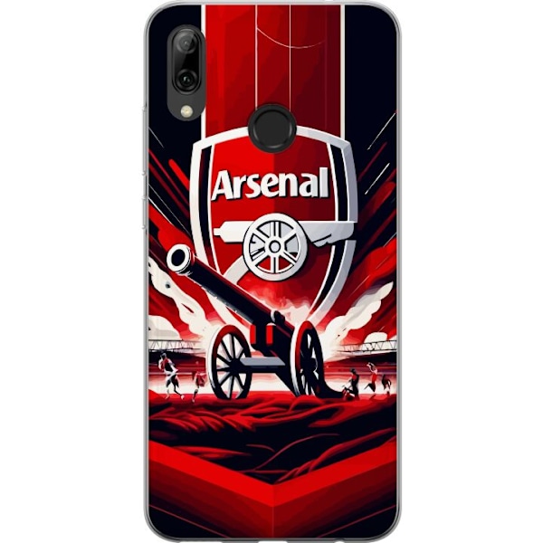 Huawei P smart 2019 Genomskinligt Skal Arsenal