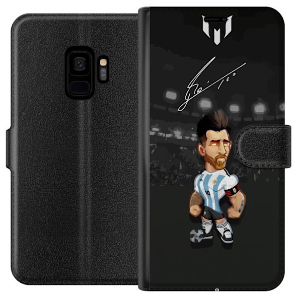 Samsung Galaxy S9 Tegnebogsetui Messi