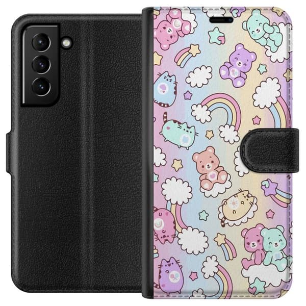Kompatibel Tegnebogsetui til Samsung Galaxy S21+ 5G Kawaii
