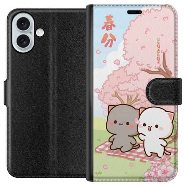 Apple iPhone 16 Plus Lommeboketui Kawaii Sommer