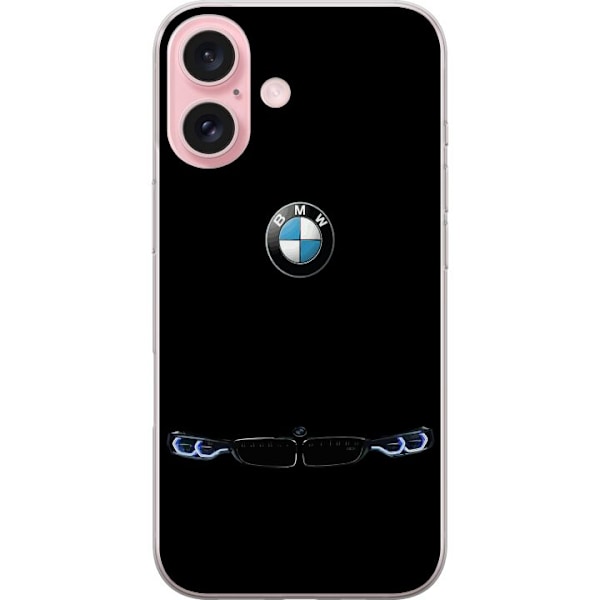 Apple iPhone 16 Genomskinligt Skal BMW