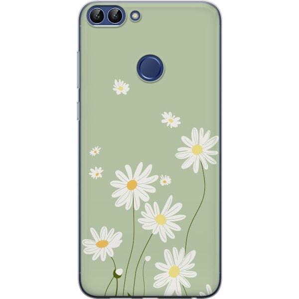 Huawei P smart Genomskinligt Skal Prästkragar – blommigt mönster i svensk sommarstil