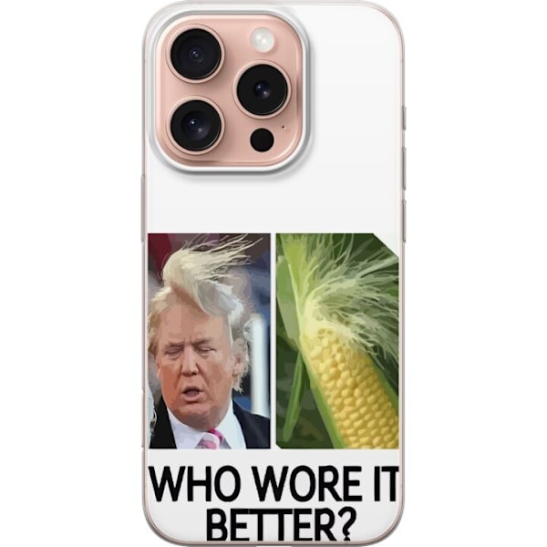 Apple iPhone 16 Pro Gennemsigtig cover Trump