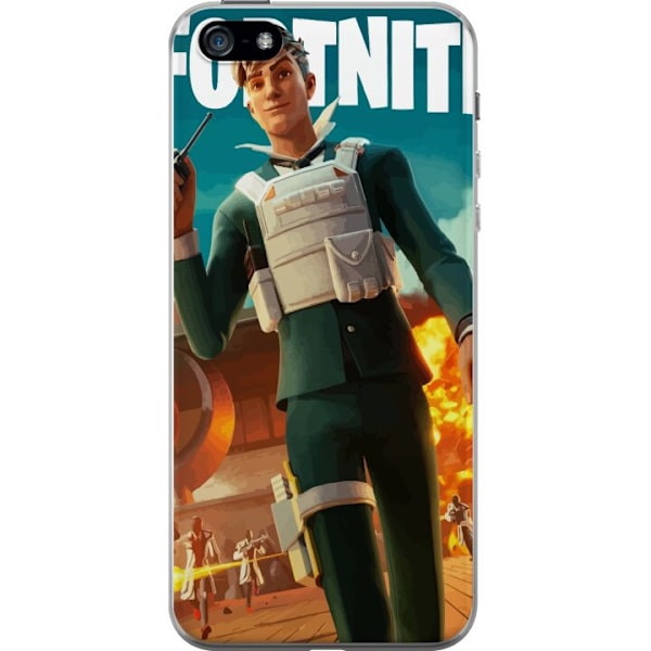 Apple iPhone 5 Gennemsigtig cover Fortnite