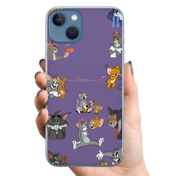 Apple iPhone 13 TPU Matkapuhelimen kuori Tom och Jerry