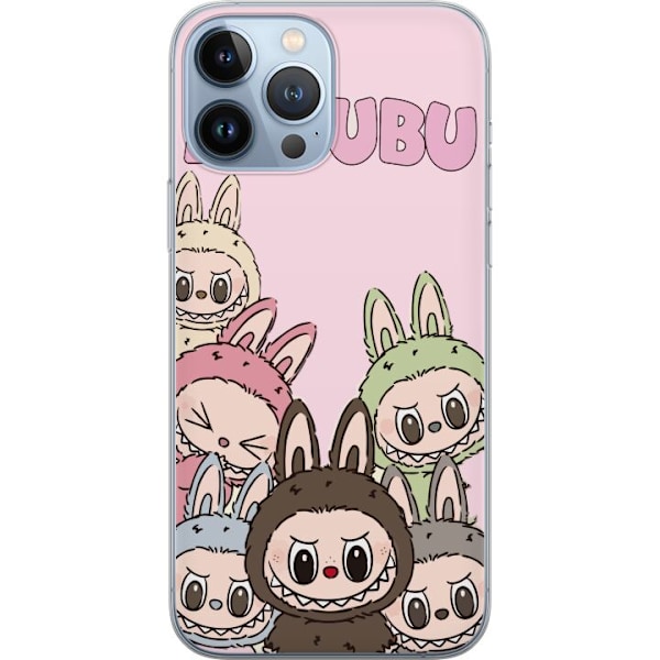 Apple iPhone 13 Pro Max Genomskinligt Skal Labubu Classics