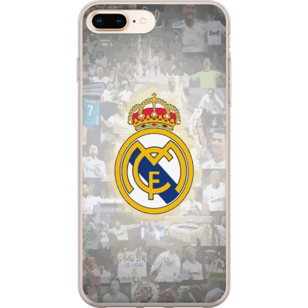 Apple iPhone 8 Plus Genomskinligt Skal Real Madrid
