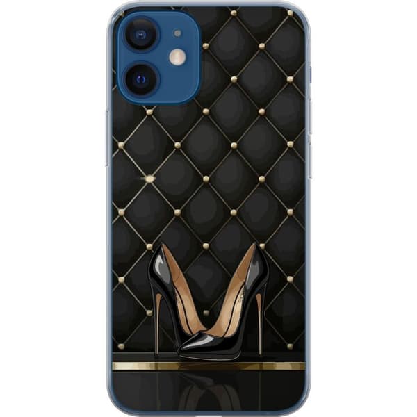 Kompatibel Mobilcover til Apple iPhone 12 Sorte højhælede sko i elegant stil