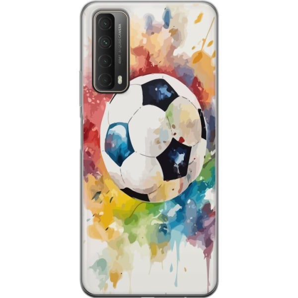 Huawei P smart 2021 Gjennomsiktig deksel Fotball