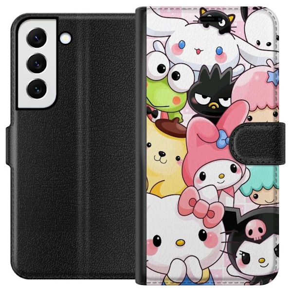 Samsung Galaxy S22+ 5G Tegnebogsetui Kawaii Sanrio Crew