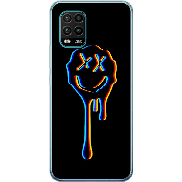 Xiaomi Mi 10 Lite 5G Läpinäkyvä kuori Melting Smiley