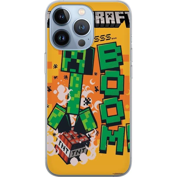 Kompatibelt Mobildeksel til Apple iPhone 13 Pro Minecraft Boom