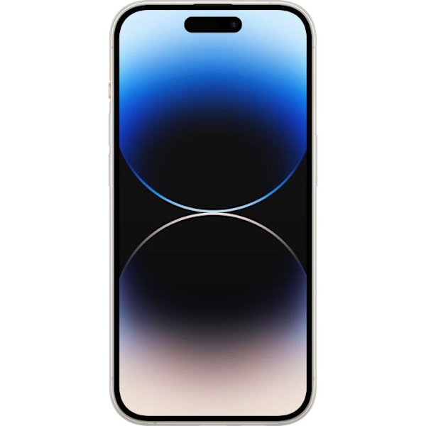 Apple iPhone 14 Pro Gjennomsiktig deksel Blå Hjerter
