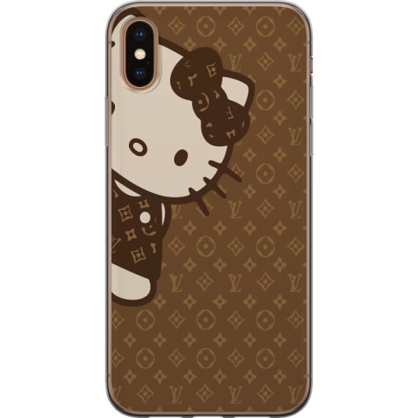 Apple iPhone XS Cover / Mobilcover - Hello Kitty - LV