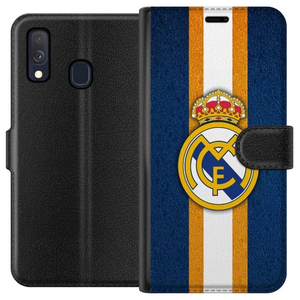 Kompatibel Tegnebogsetui til Samsung Galaxy A40 Real Madrid CF