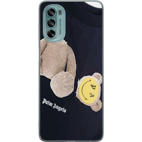 Motorola Moto G62 5G Gennemsigtig cover Teddy Palm Angels