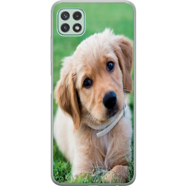 Samsung Galaxy A22 5G Gennemsigtig cover Hund