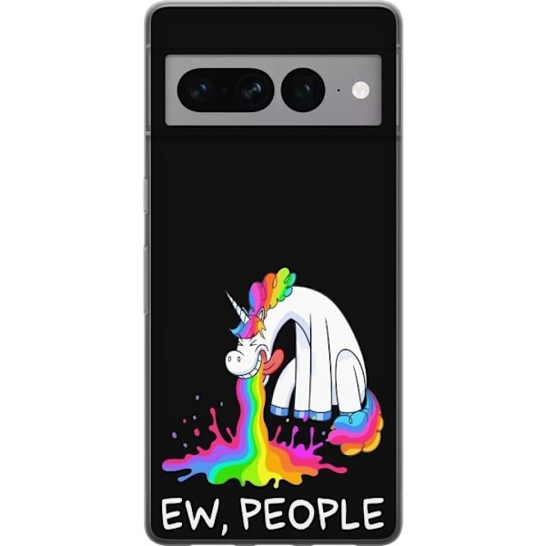 Google Pixel 7 Pro Genomskinligt Skal EW People Unicorn