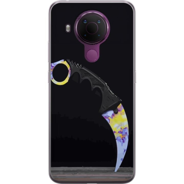 Nokia 5.4 Gjennomsiktig deksel Karambit / Butterfly / M9 Bayon