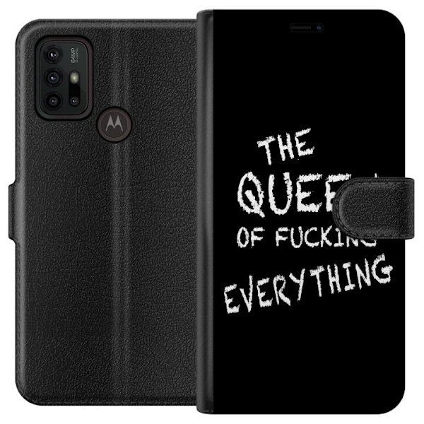 Motorola Moto G30 Tegnebogsetui Dronning af alting