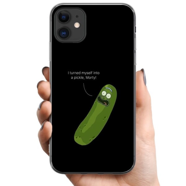 Apple iPhone 11 TPU Matkapuhelimen kuori Pickle Rick