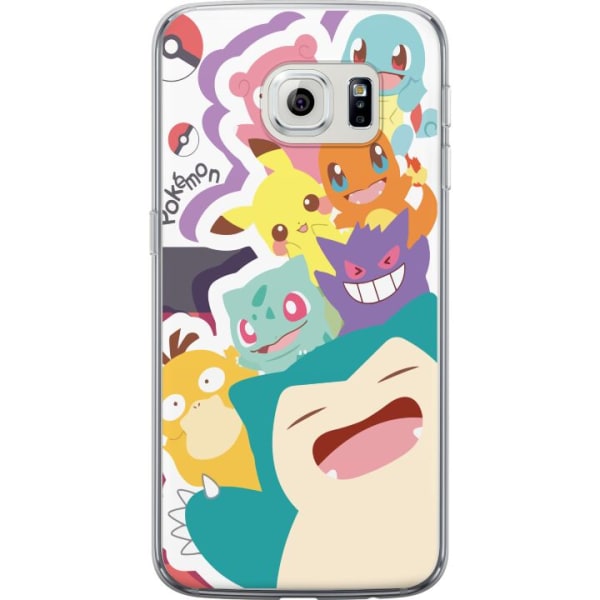 Samsung Galaxy S6 edge Gennemsigtig cover Pokemon