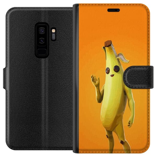 Kompatibelt Plånboksfodral till Samsung Galaxy S9+ Fortnite - Peely