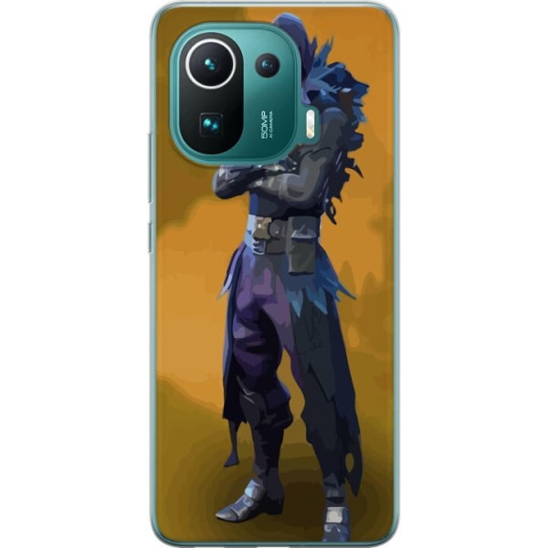 Xiaomi Mi 11 Pro Läpinäkyvä kuori Fortnite - Raven