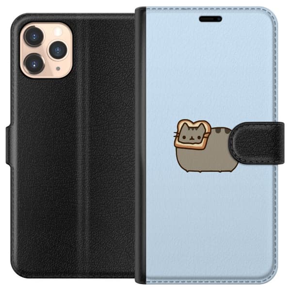 Kompatibel Tegnebogsetui til Apple iPhone 11 Pro Cat Loaf