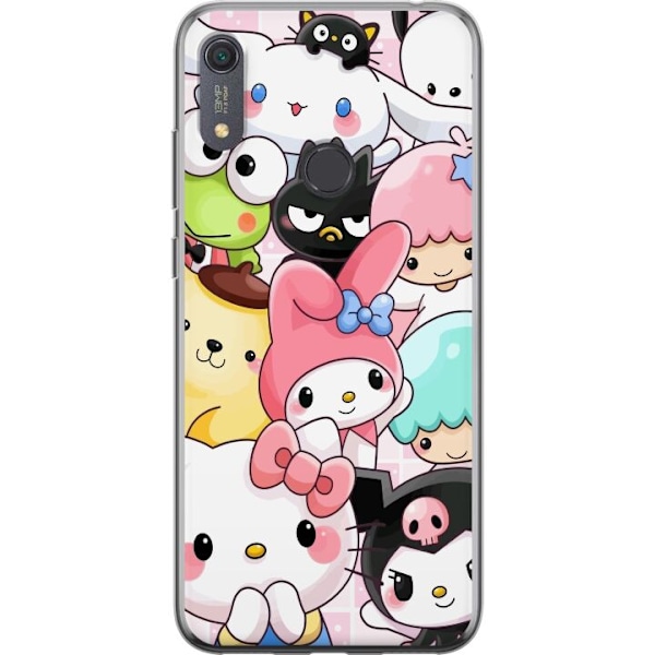 Huawei Y6s (2019) Läpinäkyvä kuori Kawaii Sanrio Crew