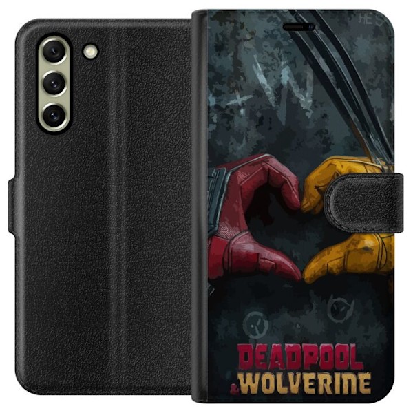 Samsung Galaxy S21 FE 5G Tegnebogsetui Wolverine Deadpool