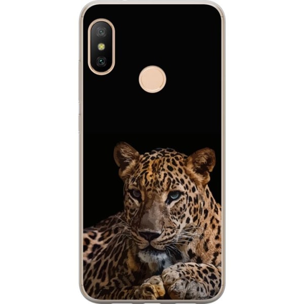 Xiaomi Redmi 6 Pro Läpinäkyvä kuori Leopard