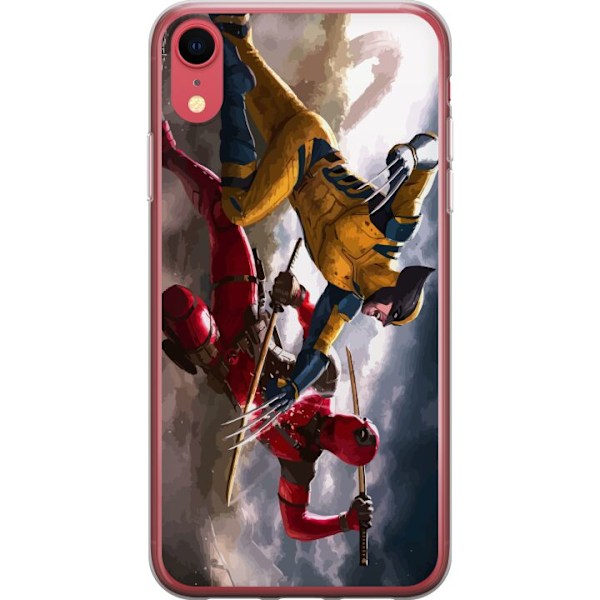 Apple iPhone XR Genomskinligt Skal Wolverine Deadpool