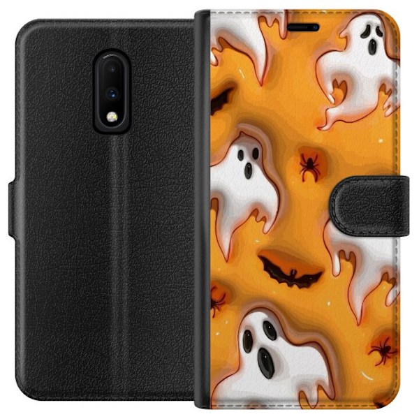 OnePlus 7 Lompakkokotelo Halloween 3D 2024