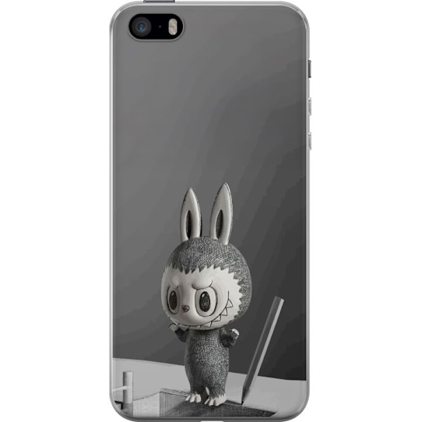 Apple iPhone 5s Läpinäkyvä kuori Pop Mart MEGA LABUBU LABUB
