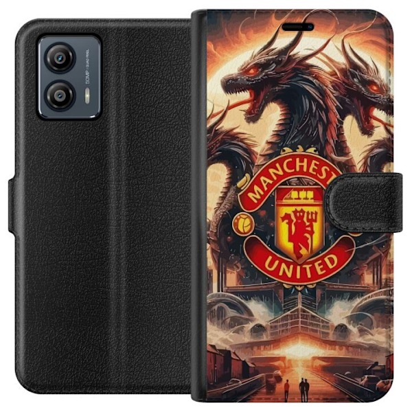 Motorola Moto G53 Lompakkokotelo Manchester United