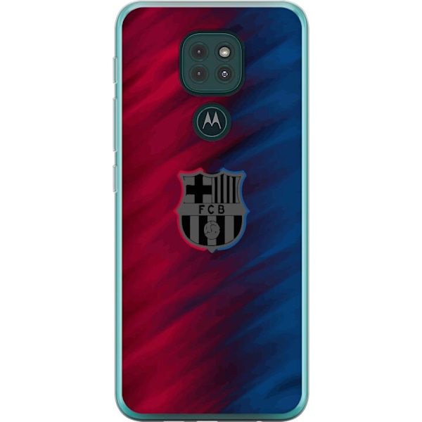 Motorola Moto G9 Play Genomskinligt Skal FC Barcelona