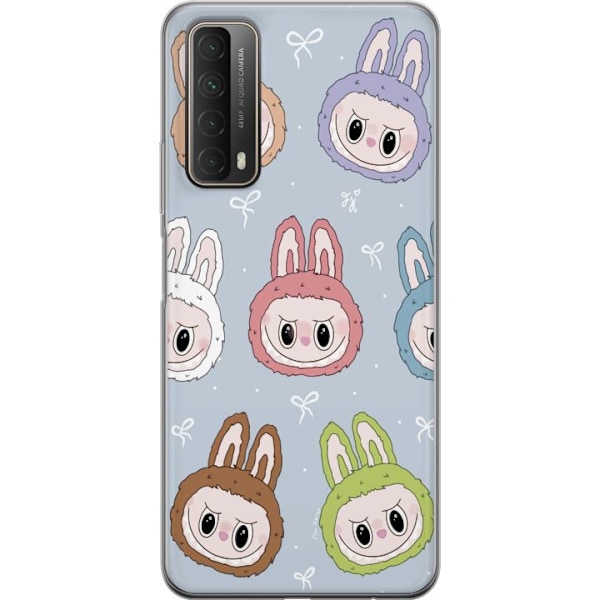 Huawei P smart 2021 Läpinäkyvä kuori Tähtikuvioitu hirviöasenne