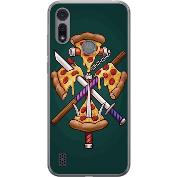 Motorola Moto E6i Gennemsigtig cover Pizza