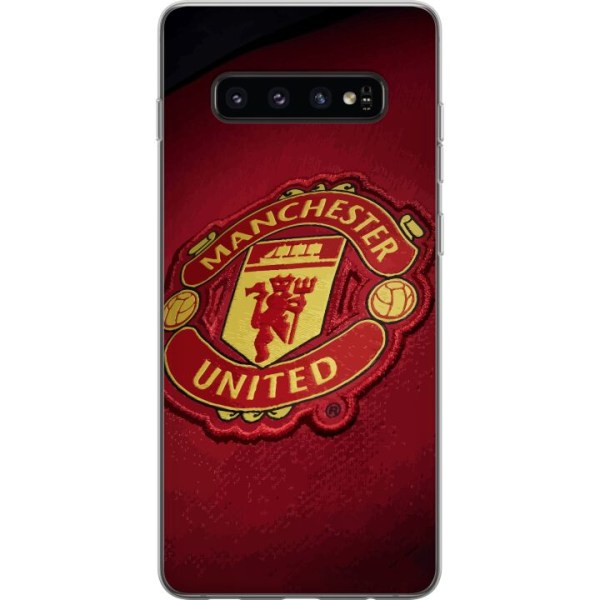 Samsung Galaxy S10 Gennemsigtig cover Manchester United FC